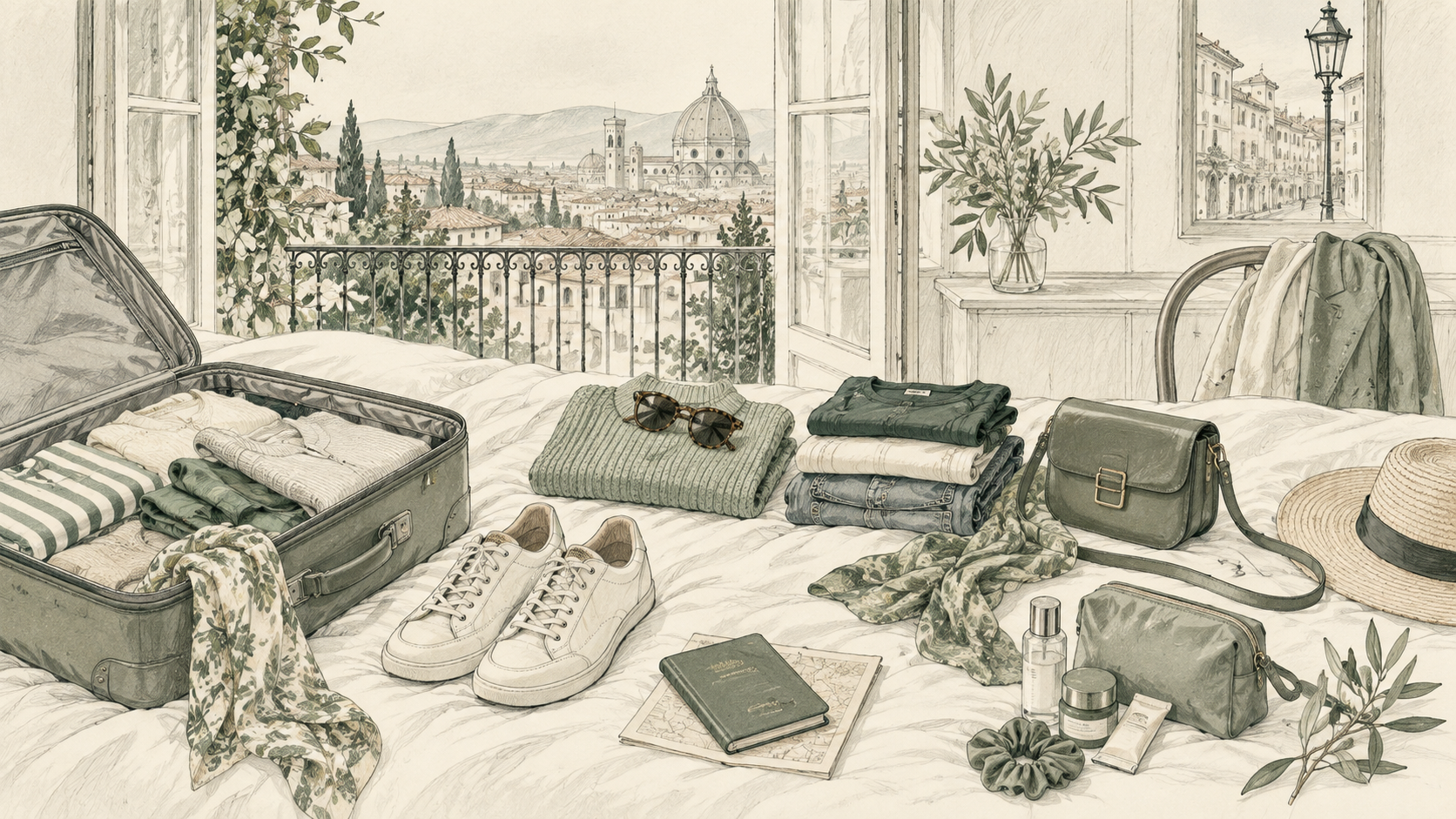 Light luggage for a short European journey